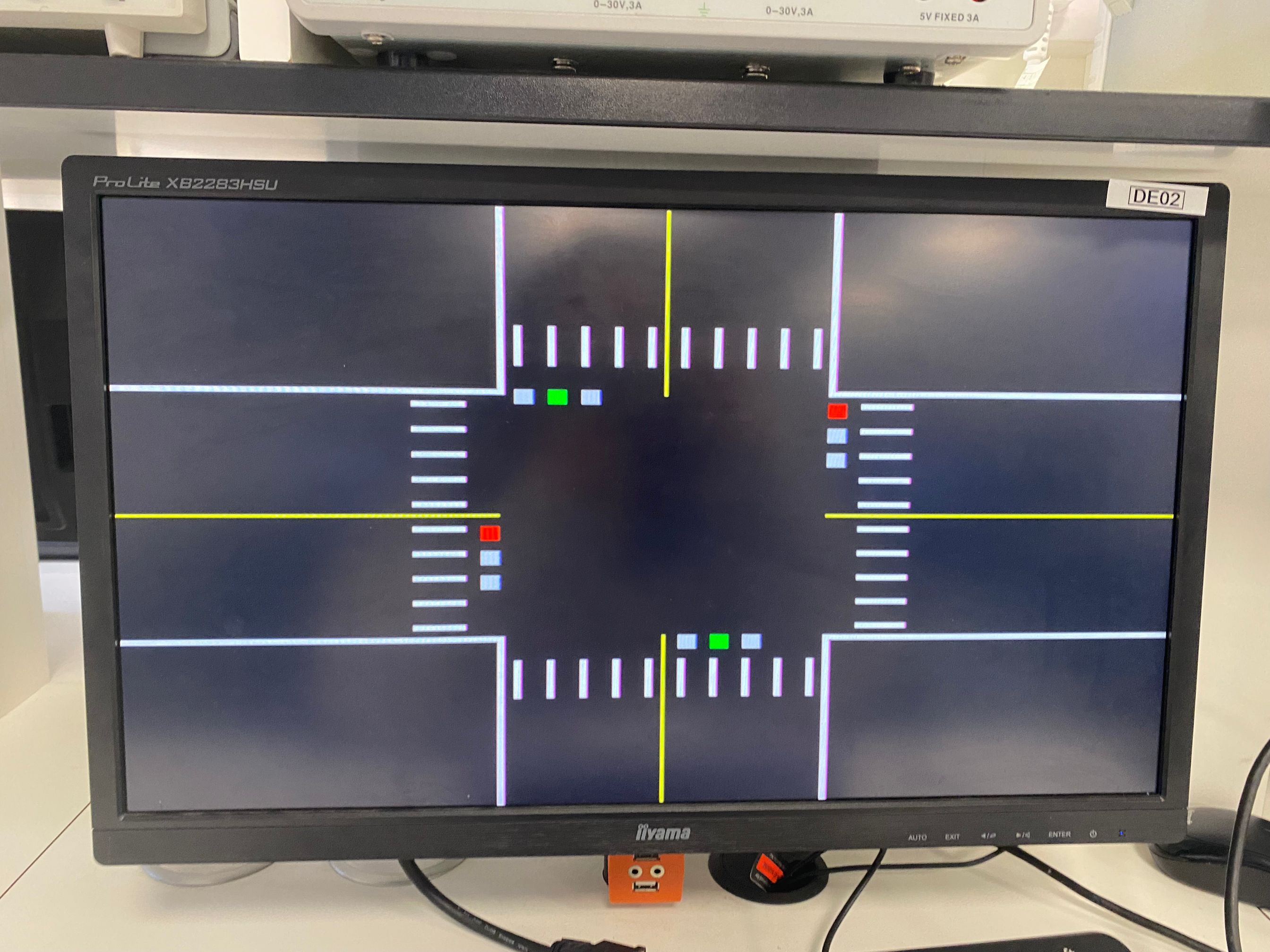 交通灯图像VGA显示DE1-SoC开发板