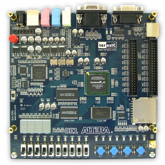 秒表数字钟verilog电子钟跑表DE1