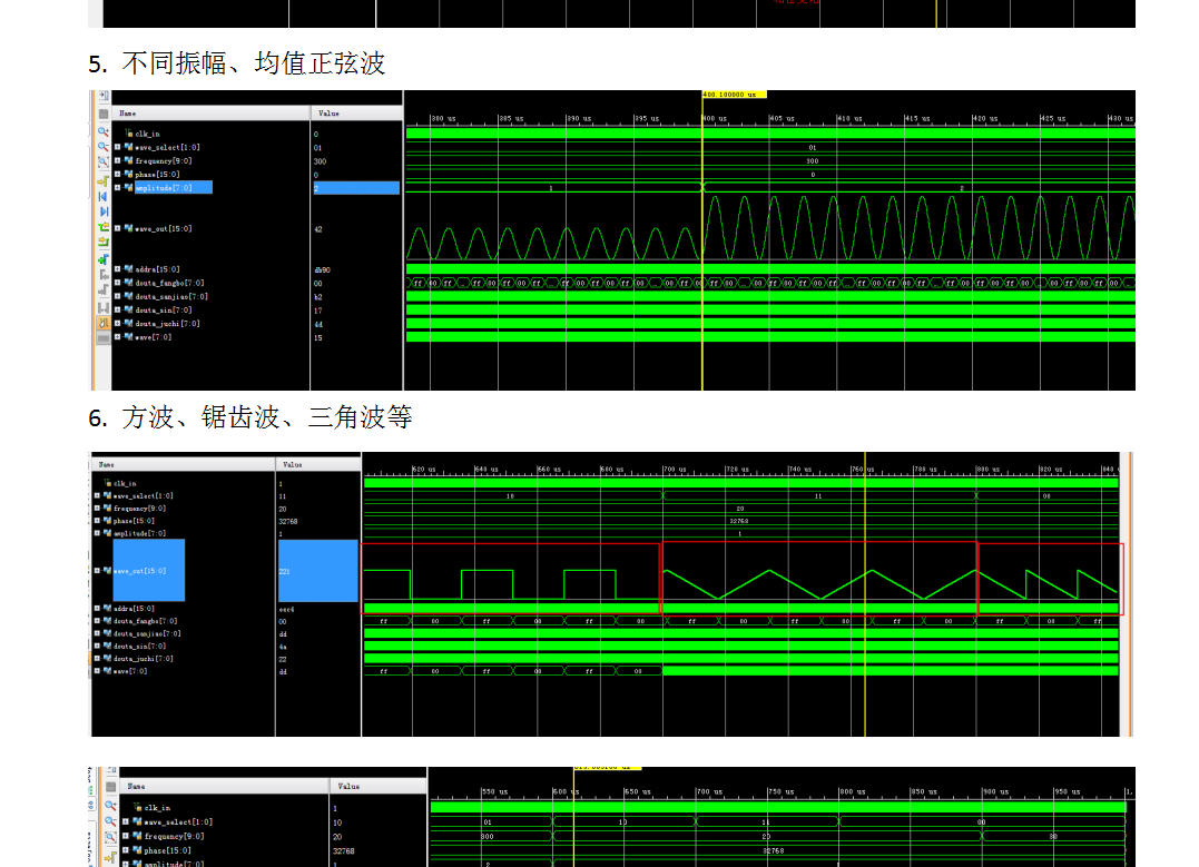 VIVADO软件DDS信号发生器Veri