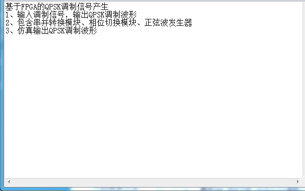基于FPGA的QPSK调制信号产生Ver