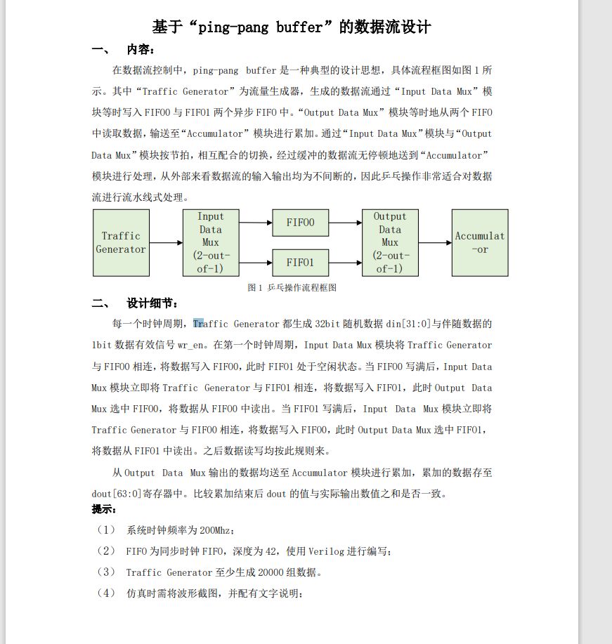 基于“ ping pang buffer