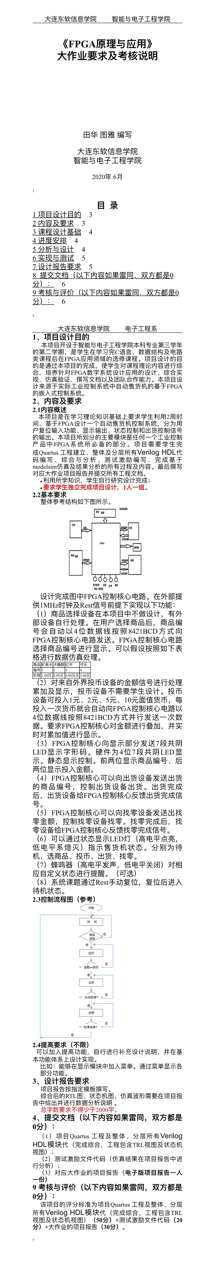 基于FPGA的自动售货机控制系统设计Ve