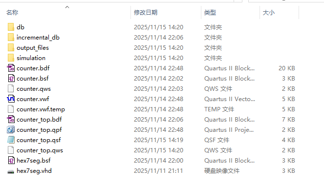 12进制和60进制计数器 FPGA 设计 VHDL Quartus 设计文档图片 image1.png