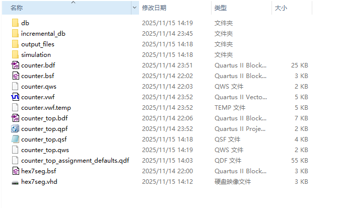 12进制和60进制计数器 FPGA 设计 VHDL Quartus 设计文档图片 image1.png