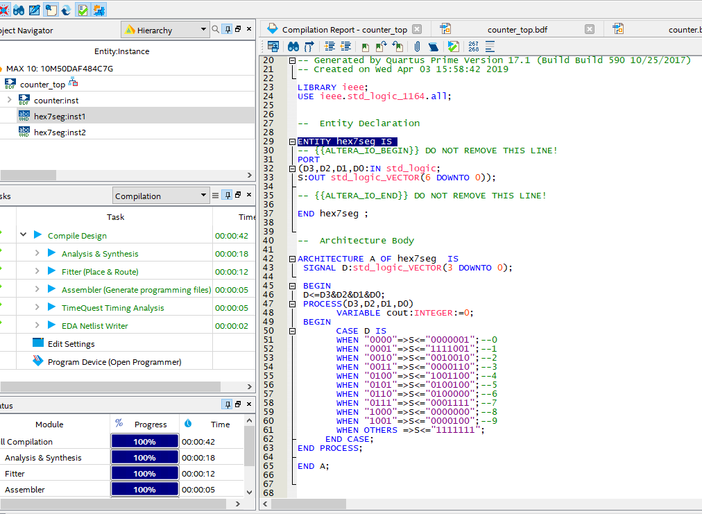 12进制和60进制计数器 FPGA 设计 VHDL Quartus 设计文档图片 image3.png