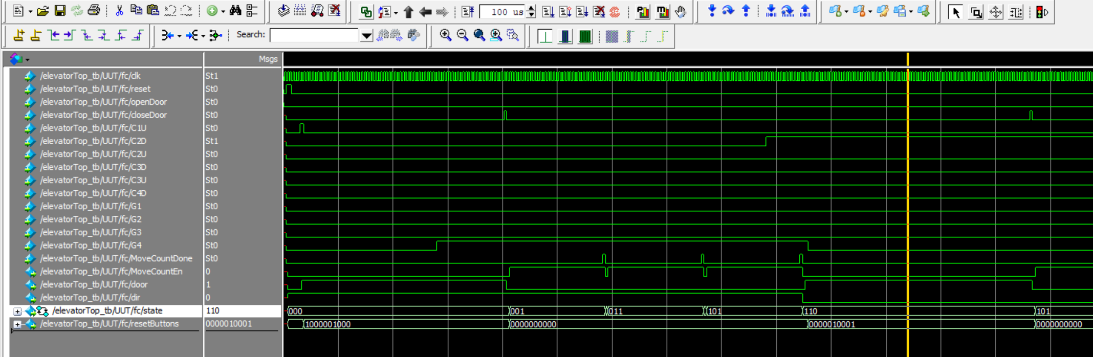四层电梯控制系统 FPGA 设计 Verilog Quartus 设计文档图片 image9.png