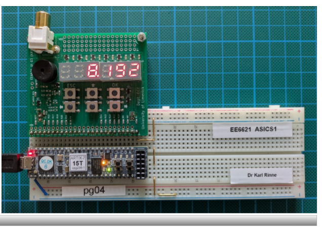 复合视频显示与按键蜂鸣控制 FPGA 设