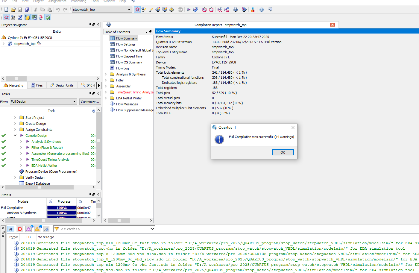 秒表跑表 FPGA 设计 VHDL Quartus 设计文档图片 image5.png