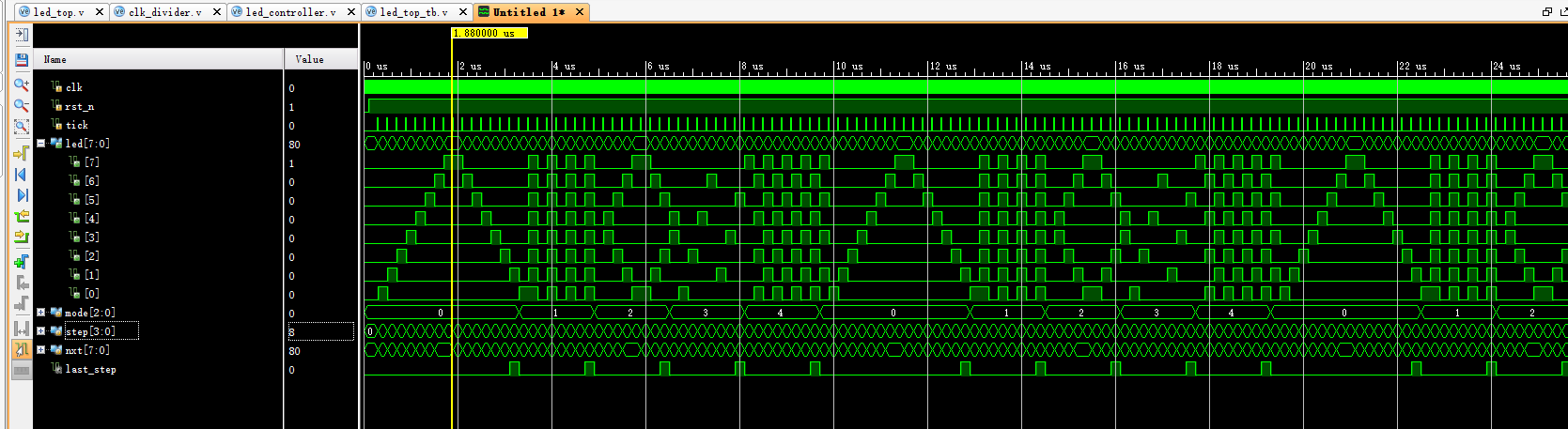 流水灯 FPGA 设计 Verilog Vivado 设计文档图片 image12.png