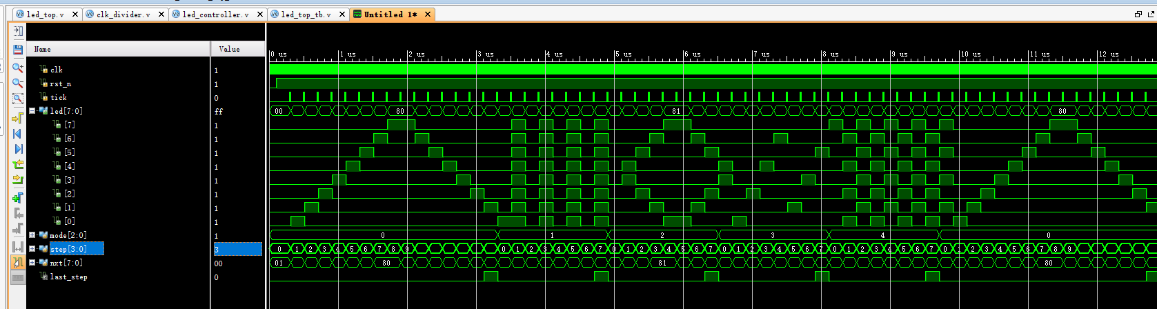 流水灯 FPGA 设计 Verilog Vivado 设计文档图片 image11.png