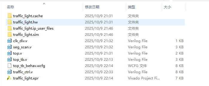 交通灯控制系统仿真 FPGA 设计 Ve