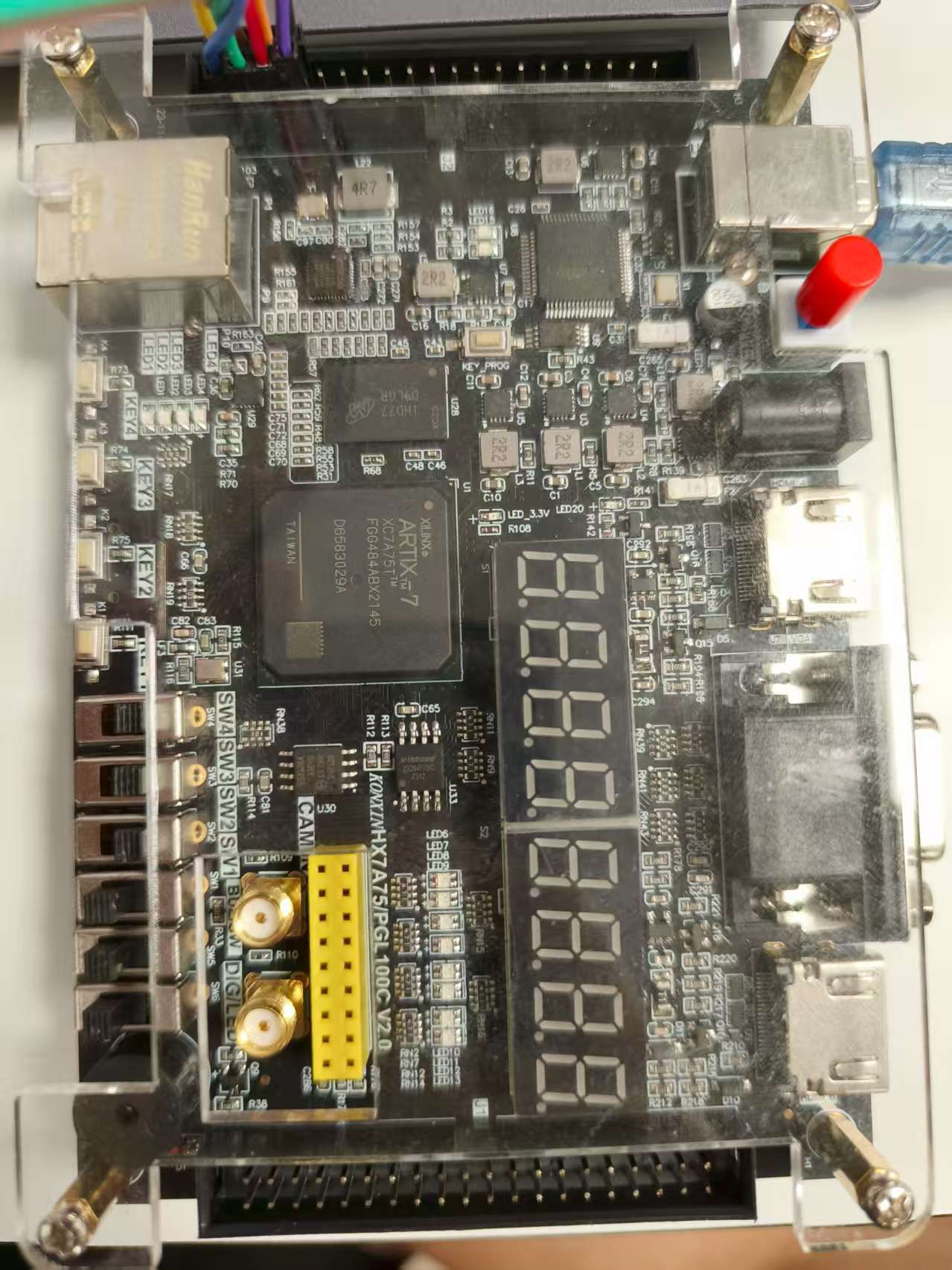 矩阵键盘密码锁 FPGA 设计 Veri