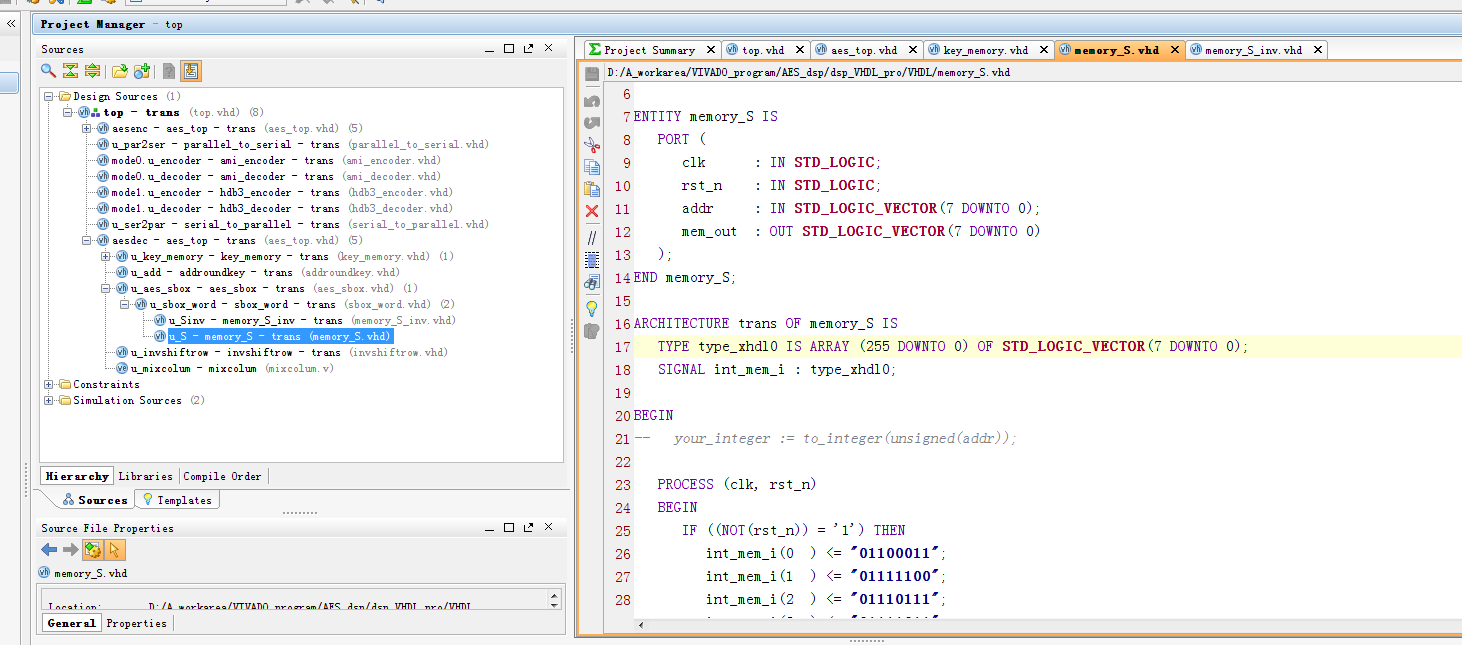 AES 加密通信与编码解码 FPGA 设计 VHDL Vivado 设计文档图片 image7.png