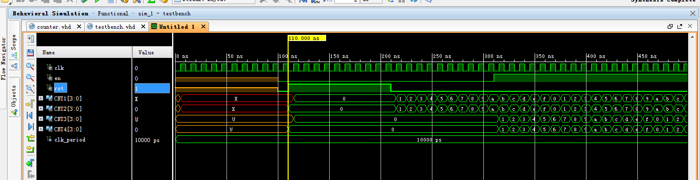 多位计数器 FPGA 设计 VHDL Vivado 设计文档图片 image8.png