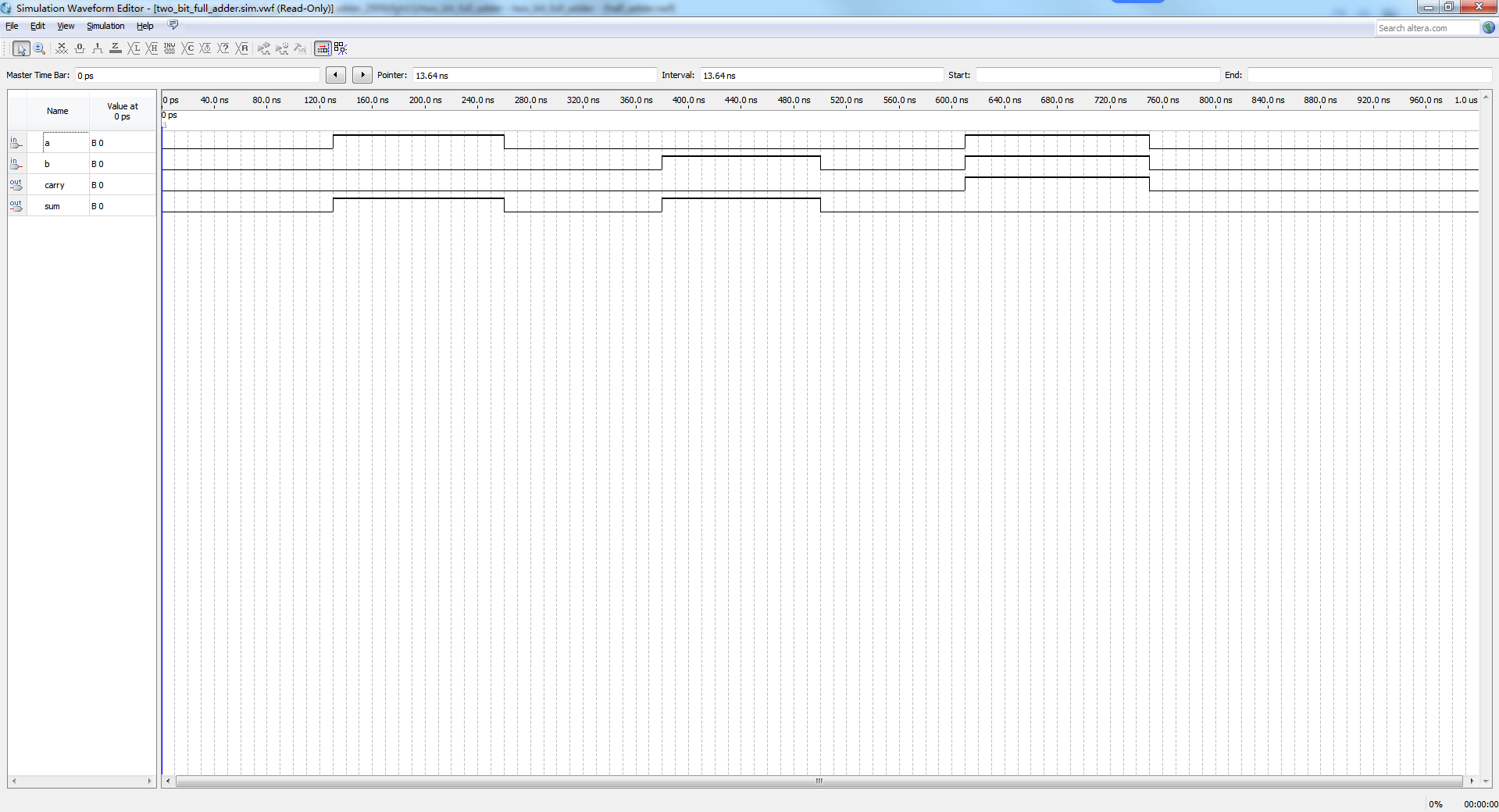 两位全加器 FPGA 设计 VHDL Quartus 设计文档图片 image9.png