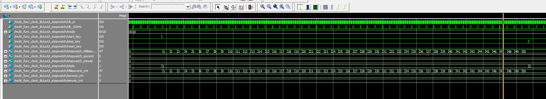 多功能数字时钟 Verilog ModelSim 设计文档图片 image14.png