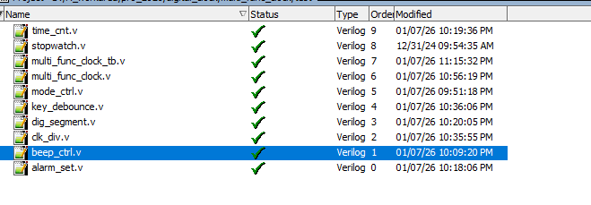 多功能数字时钟 Verilog ModelSim 设计文档图片 image4.png