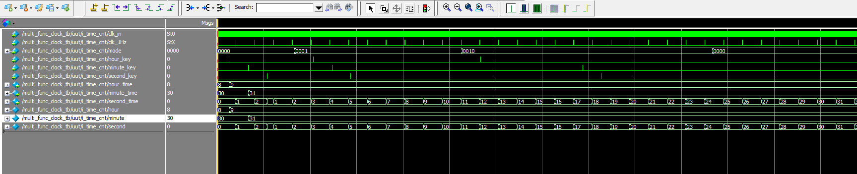 多功能数字时钟 Verilog ModelSim 设计文档图片 image11.png