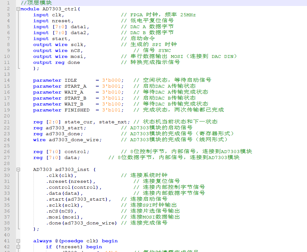 AD7303 DAC SPI 控制 Verilog Vivado 设计文档图片 image2.png