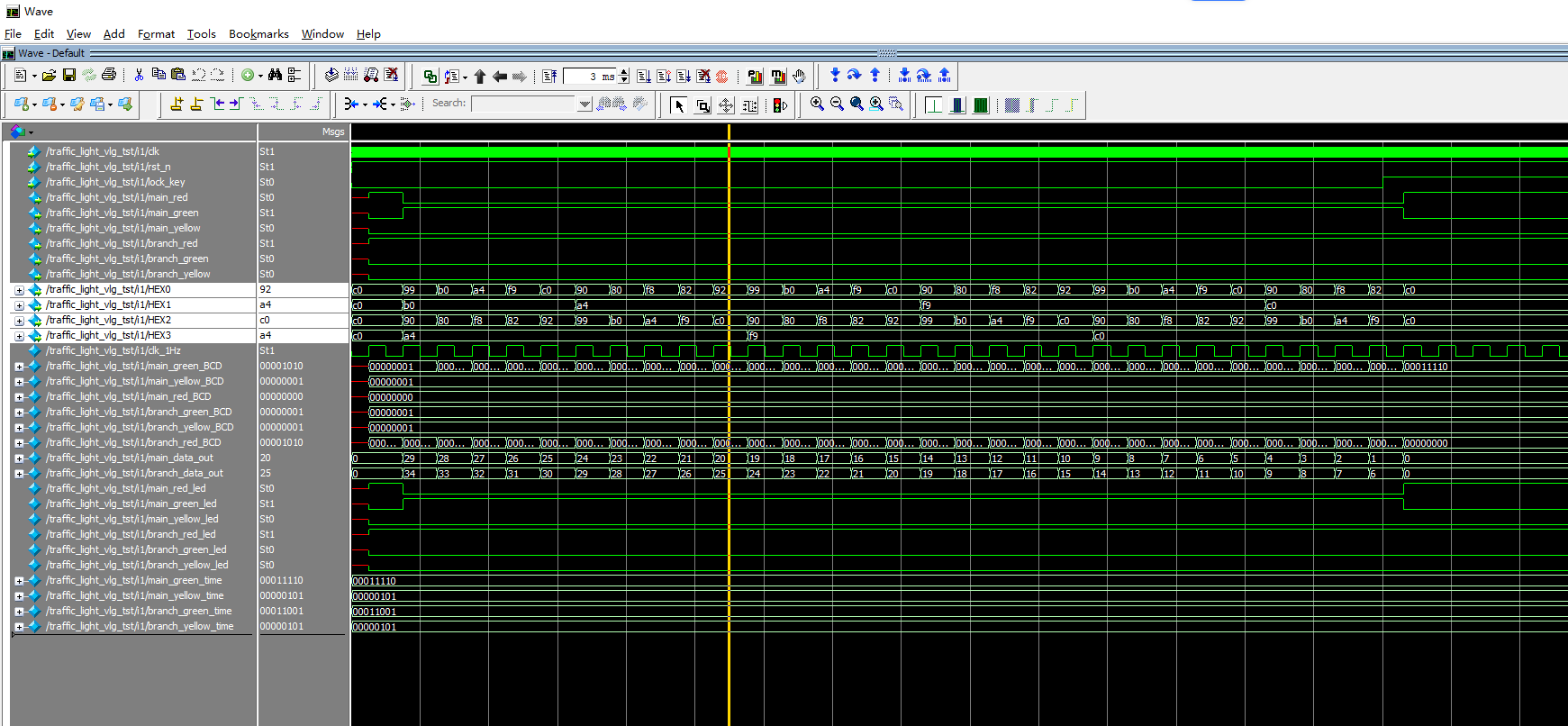 双向交通灯控制与数码管倒计时 Verilog Quartus 设计文档图片 image9.png