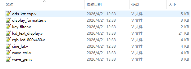 DDS 波形发生器 Verilog Quartus 设计文档图片 image2.png