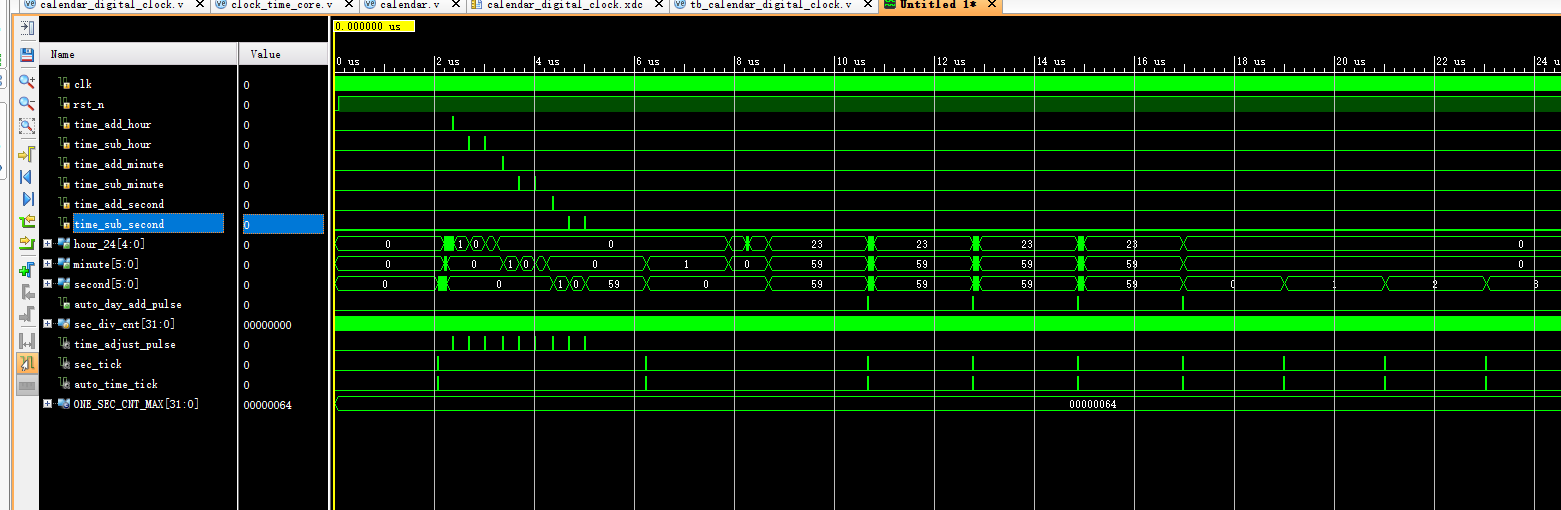 万年历数字时钟设计 Verilog Vivado 设计文档图片 image16.png