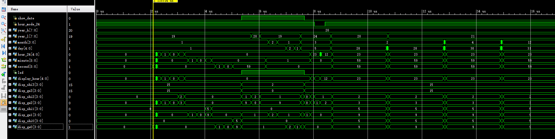 万年历数字时钟设计 Verilog Vivado 设计文档图片 image20.png