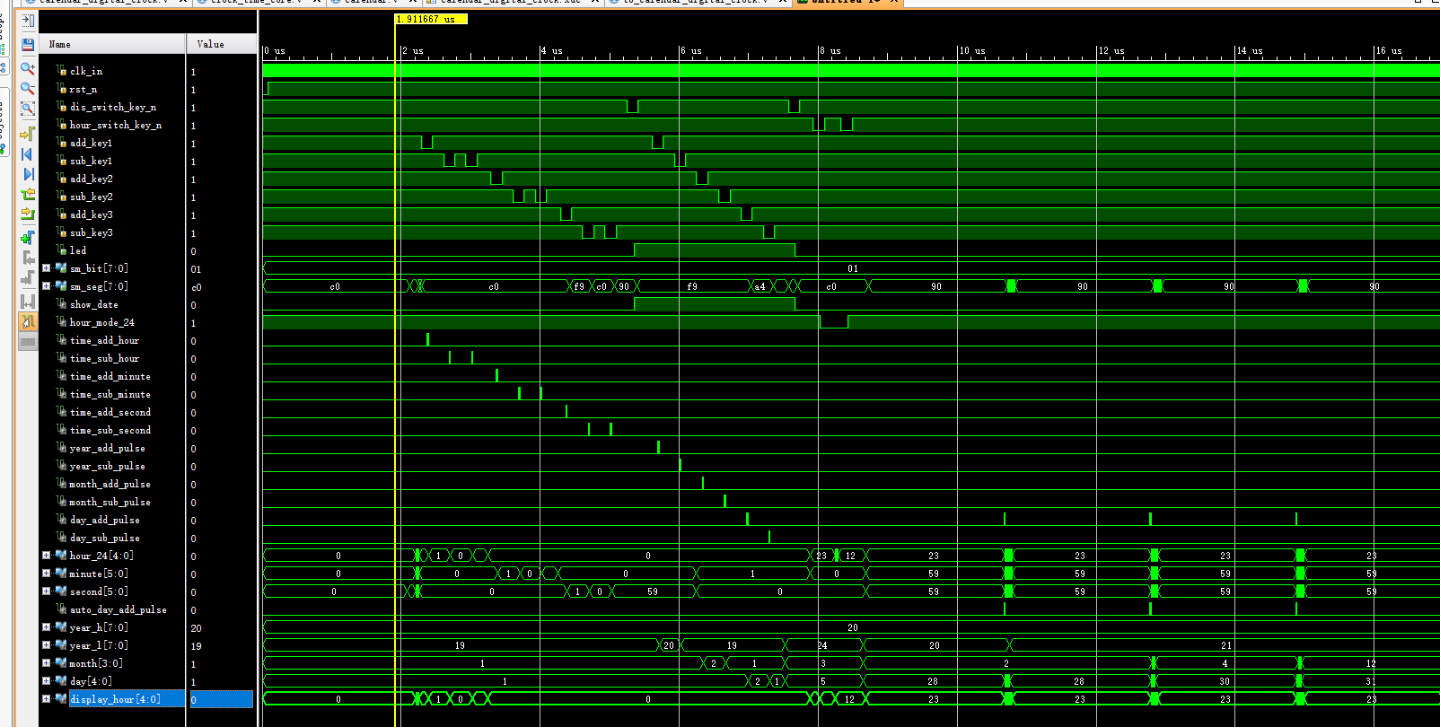 万年历数字时钟设计 Verilog Vivado 设计文档图片 image12.png