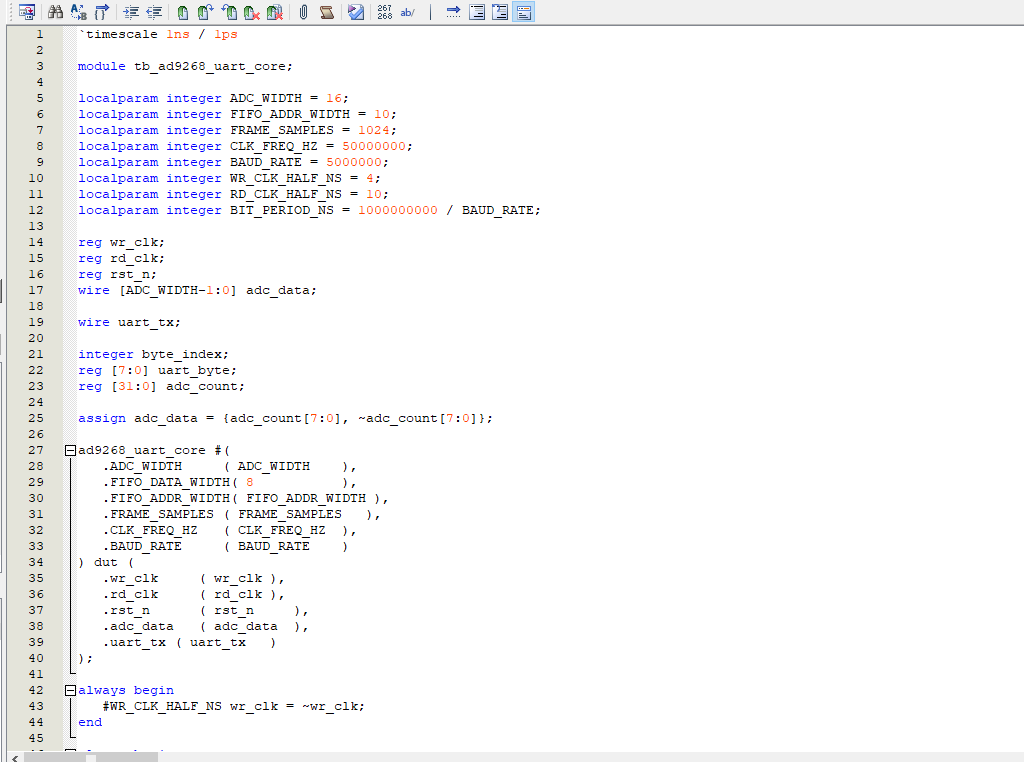 AD9268数据采集与UART发送 Verilog Quartus 设计文档图片 image14.png